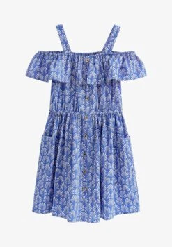 Next PRINTED COLD-SHOULDER STANDARD - Freizeitkleid - Cobalt Blue -Next Shop 05d00b3a89c84095b2a99ae4a49ba192 1