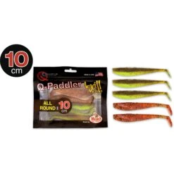 Quantum 10cm Q-Paddler Allround Mix 3x Pumpkinseed Chart. 2x Appleseed Krill