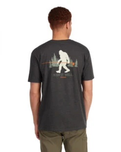 Simms Sasquatch T-Shirt Charcoal Heather -Next Shop 13624 086 30r 3
