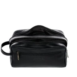 SID & VAIN Kulturbeutel GATWICK, Kulturtasche Echt Leder, Neccessaire Waschbeutel Zum Reisen, Kulturbeutel Herren Groß, Leder Kulturbeutel Als Geschenk - Waschtasche Groß Echt Leder Schwarz -Next Shop 4a409bc9 13c1 5c65 b949 95fd7875e021