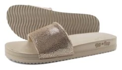 Flip Flop Pool Metallic Cracked Pantolette Mit Metallic Crush Effekt -Next Shop 6dcd8072 83fc 510f 8682 b49ad3463090