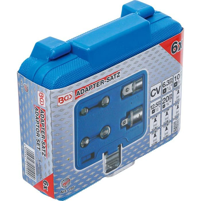 BGS-technic Stecknuss-Adapter 199, Set, Vergrößerungs- Und Reduzieradapter, 6-teilig 6 BGS-technic Stecknuss-Adapter 199, Set, Vergrößerungs- Und Reduzieradapter, 6-teilig – Bild 5