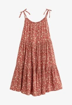 Next TIERED STRAPPY STANDARD - Freizeitkleid - Orange Ditsy -Next Shop 798666d3e53b476d8cf0cde65091f040