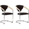 Nowy-Styl Kelly Besucherstuhl 2 Stück, Stoff Schwarz, Freischwinger Stapelbar, Mit Armlehnen -Next Shop 85cd05120603acba8eacda19105c40fbb2477a86 besucherstuhl nowy styl kelly stapelbar