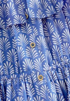 Next PRINTED COLD-SHOULDER STANDARD - Freizeitkleid - Cobalt Blue -Next Shop c14ba1d9b6aa4111b3559bc791e5553d