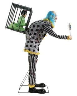 Happy Candy Clown Halloween Animatronic -Next Shop creepy candy clown halloween animatronic geisterbahnfiguren und animatronics halloween deko mr happy candy clown animatronic 39614 3