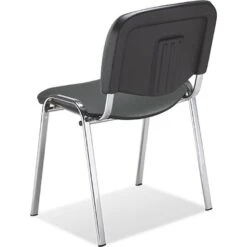 Nowy-Styl Besucherstuhl Iso Chrom, Stapelbar, Vierfußstuhl, Kunstleder, Anthrazit, 4 Stück -Next Shop d76a0c6de52227e8b5e937769e2a6e4e2bed2fe5 besucherstuhl nowy styl iso chrom stapelbar