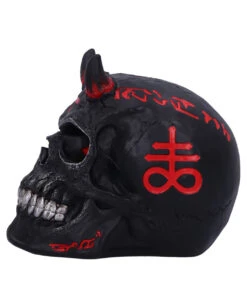 Infernal Teufels Totenschädel 20cm -Next Shop infernal teufels totenkopf infernal teufels totenschaedel infernal devil skull gothic deko 54566 03