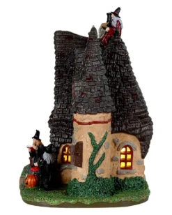 Lemax Spooky Town - Das Hexenhäuschen -Next Shop lemax spooky town the witchs cottage halloween deko hexenhaus spooky town gebaeude 53858 3