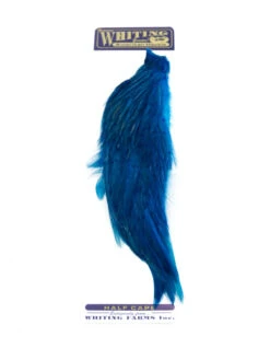 Whiting 1/2 Rooster Cape -Next Shop whiting half cape kingfisher blue
