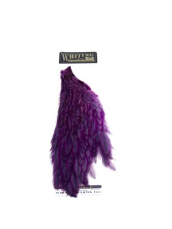Whiting 1/2 Rooster Cape -Next Shop whiting half cape purple